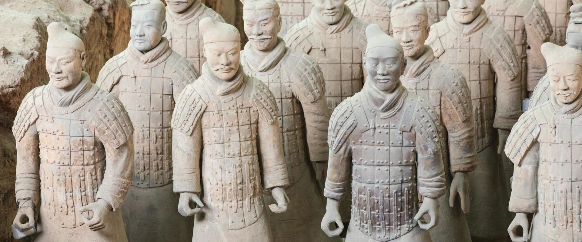 soldats en terre cuite de Qin Shi Huandi